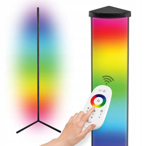 lampa de podea, lampa de colt, lampadar, lampa led multicolora, lampa de camera, lampa de colt led rgb, lampa colt RGB, lampi de camera, lampi led colt, lampi led rgb ieftine, lampa led colt dedeman, lampa de colt cu telecomanda, lampa lumina ambientala, led-box.ro