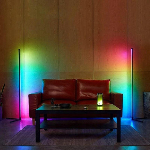 lampa de podea, lampa de colt, lampadar, lampa led multicolora, lampa de camera, lampa de colt led rgb, lampa colt RGB, lampi de camera, lampi led colt, lampi led rgb ieftine, lampa led colt dedeman, lampa de colt cu telecomanda, lampa lumina ambientala, led-box.ro