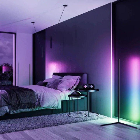 lampa de podea, lampa de colt, lampadar, lampa led multicolora, lampa de camera, lampa de colt led rgb, lampa colt RGB, lampi de camera, lampi led colt, lampi led rgb ieftine, lampa led colt dedeman, lampa de colt cu telecomanda, lampa lumina ambientala, led-box.ro