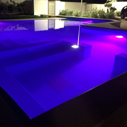 lampa piscina, lampa iluminat piscina, lampa rgb submersibila, lampa bazine inot, lampa fantana arteziana, iluminat piscine, lampa piscina 36w, led-box.ro