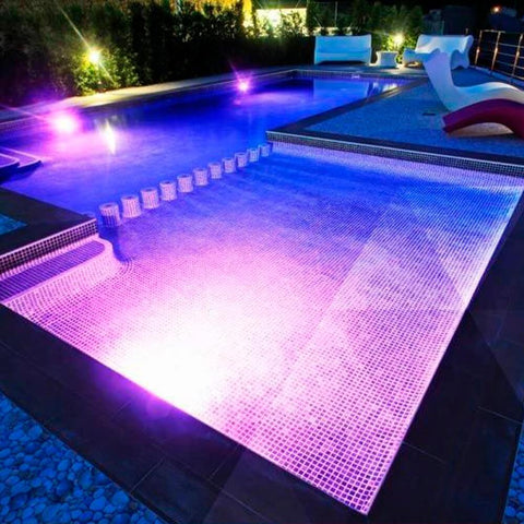 lampa piscina, lampa iluminat piscina, lampa rgb submersibila, lampa bazine inot, lampa fantana arteziana, iluminat piscine, lampa piscina 36w, led-box.ro