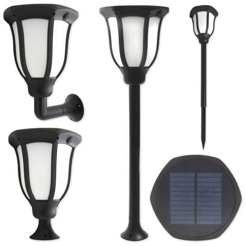 lampa solara, lampa gradina, lampi solare gradina, iluminat gradina, lampi cu senzor gradina, lampa iluminat exterior, led-box.ro