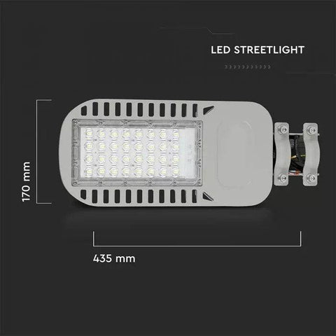 Lampa stradala LED slim chip Samsung 50W 120lm-w 6400K - led-box.ro