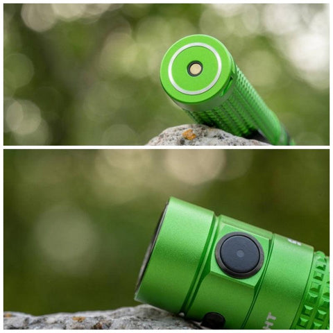 Lanterna LED Olight S2R II Baton, verde lime-led-box.ro