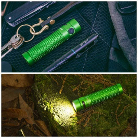 Lanterna LED Olight S2R II Baton, verde lime-led-box.ro