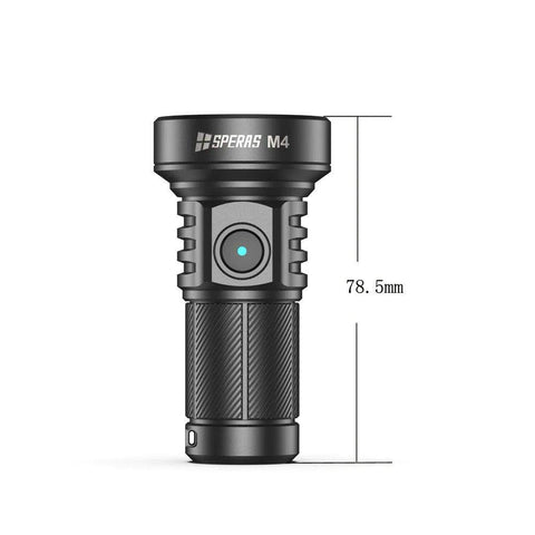 lanterna led reincarcabila, lanterna tactica, lanterna puternica, lanterna Speras M4, lanterna profesionala, lanterna led cu acumulator, lanterne profesionale, lanterna led profesionala, led-box.ro