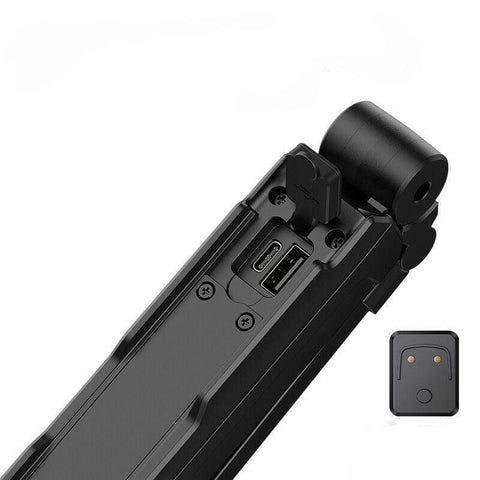 Lanterna LED Superfire G16-S, cu cablu USB si baza incarcare-led-box.ro