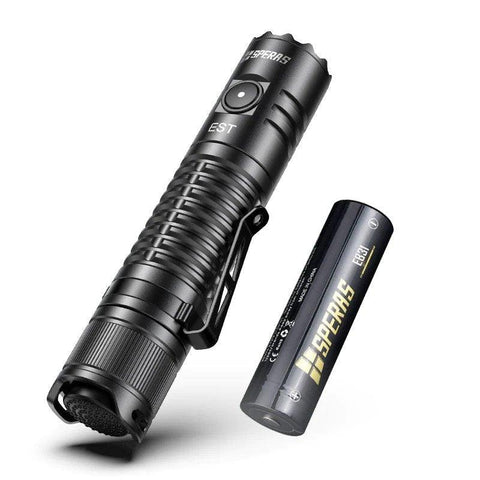 Lanterna tactica reincarcabila SPERAS EST 1900lm 211m USB-C-led-box.ro