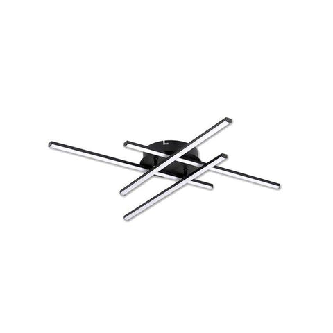 Lustra LED Modena Grando 4000K 34W 70cm negru-led-box.ro
