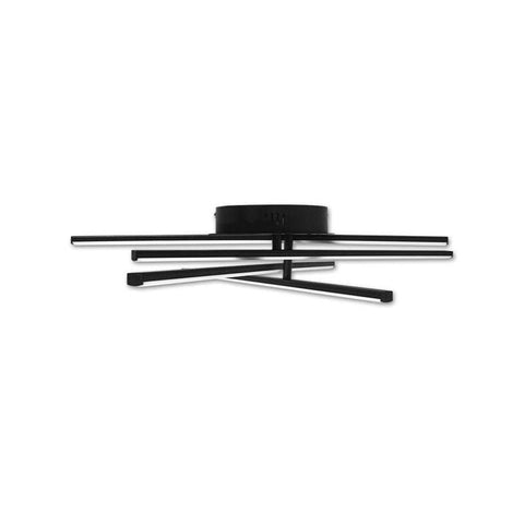 Lustra LED Modena Grando 4000K 34W 70cm negru-led-box.ro