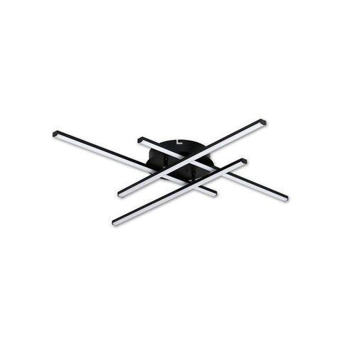 Lustra LED Modena Grando 4000K 34W 70cm negru-led-box.ro