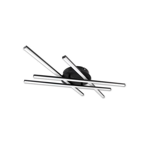 Lustra LED Modena Grando 4000K 34W 70cm negru-led-box.ro