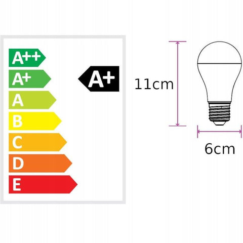 Pack 3 X BEC LED 12W dulie E27 4000K 1050 lm - led-box.ro