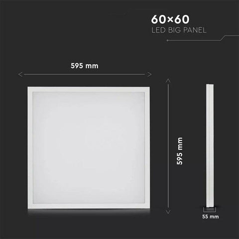 Panou led 25W 60x60 cm - High lumen A++160Lm-W, lumina rece - led-box.ro