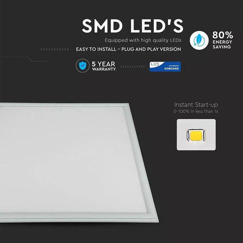 Panou led 45W 4000K, chip Samsung, 60x60 cm, 6 bucati - led-box.ro