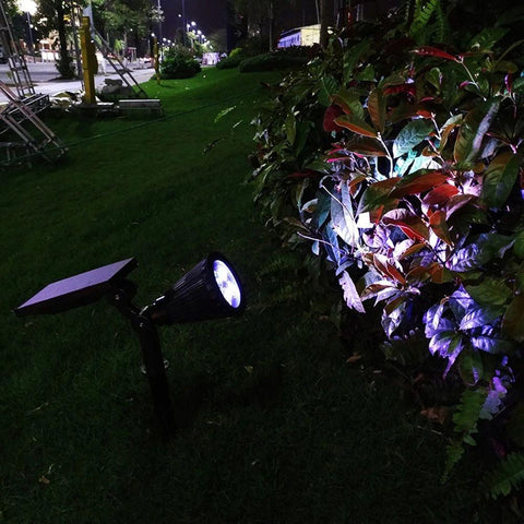 Proiector 2W 120lm, cu panou solar si senzor, reglabil, IP65 - led-box.ro