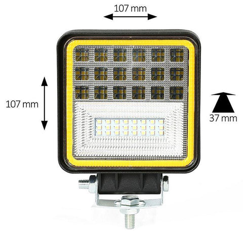 led bar auto 126w, proiector led auto patrat, proiectoare auto combo, proiectoare off road patrate, proiectoare led off road, proiector led auto offroad, proiector led patrat 12v auto, proiector led 24v camion, ,proiectoare suv, proiector 12v auto, led-box.ro