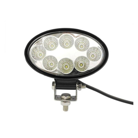 proiector auto oval, proiector 24w 1950lm, proiector offroad, proiectoare masini teren, proiectoare auto, led-box.ro