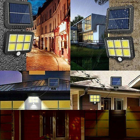 proiector solar cu senzor prezenta, proiector led incarcare solara, proiector led solar cu senzor, proiector led solar, proiector cu leduri, proiector solar cu led 4W, proiector cu senzor prezenta, led-box.ro