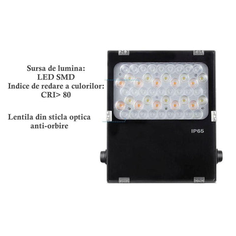 proiector led rgb, proiector MiLight, FUTC07, iluminat peisagistic, iluminat gradina, iluminat arhitectural, proiector led luminat exterior, proiector led iluminat alei, led-box.ro