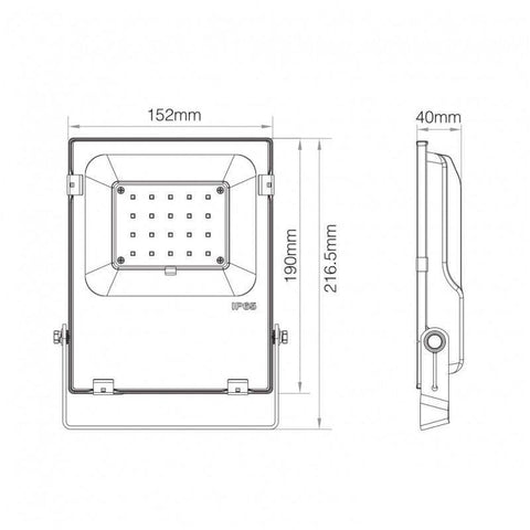 proiector led rgb, iluminat decor, iluminat arhitectural, proiector iluminat gradina, proiector MiLight, FUTt04 MiBoxer, led-box.ro