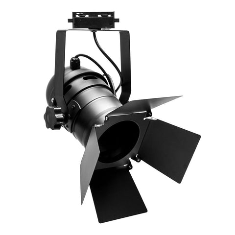 proiector LED rotativ, proiector retro CINEMA, iluminat pe șină GU10, iluminat comercial vintage, iluminat rezidențial retro, proiector orientabil GU10, iluminat eficient LED, proiector stil cinema, led-box.ro