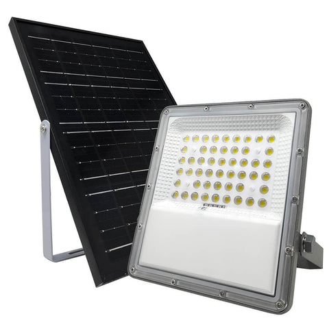Proiector LED solar cu telecomanda NEW AVANT 100W, IP65, 5700K - led-box.ro