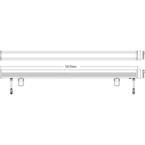 wall washer, proiector liniar, proiector iluminat cladiri, iluminat ambiental, iluminat peisagistic, proiector led RGB, proiector MiLight, RL1-24 MiBoxer, led-box.ro