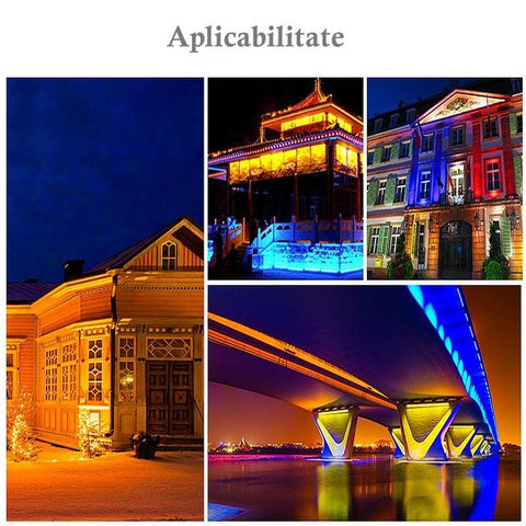 wall washer, proiector liniar, proiector iluminat cladiri, iluminat ambiental, iluminat peisagistic, proiector led RGB, proiector MiLight, RL1-24 MiBoxer, led-box.ro