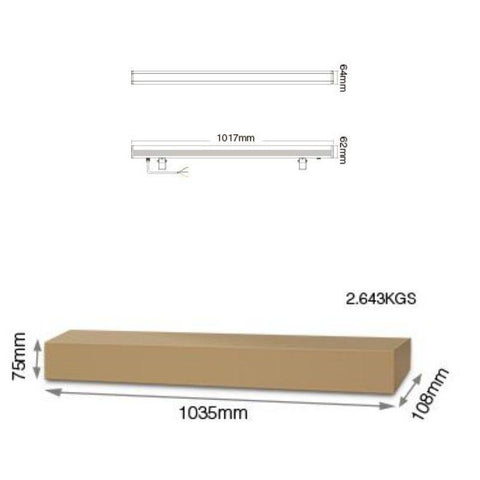 proiector liniar milight, proiector liniar rgb cct, proiector liniar iluminat arhitectural, proietor liniar 48w, RL2-48 MiLight, led-box.ro