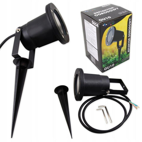 Proiector spot cu tarus GU10, diametru 100 mm, IP65 - led-box.ro
