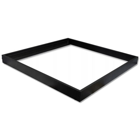 rama neagra panou led, rama montaj panou led, rama panouri 60x60cm, rama montaj aplicat, montare panou led, led-box.ro