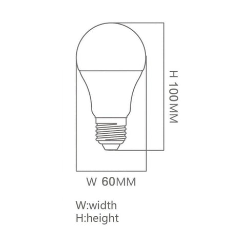 Set 5 becuri LED Osram 12w 500 lumeni, Chip Duris E 2835 A60 E27, lumina calda-led-box.ro