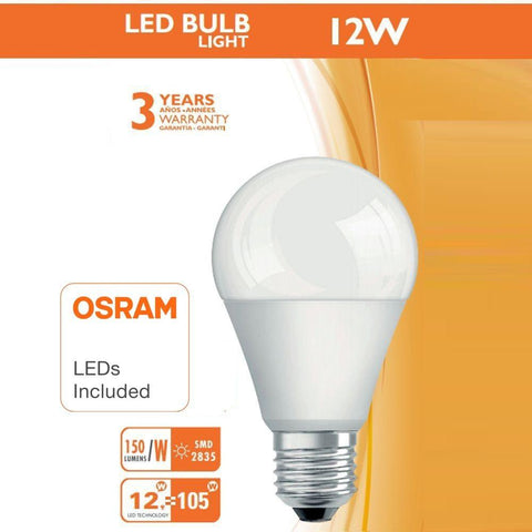 Set 5 becuri LED Osram 12w/500lm, A60 E27, lumina neutra-led-box.ro