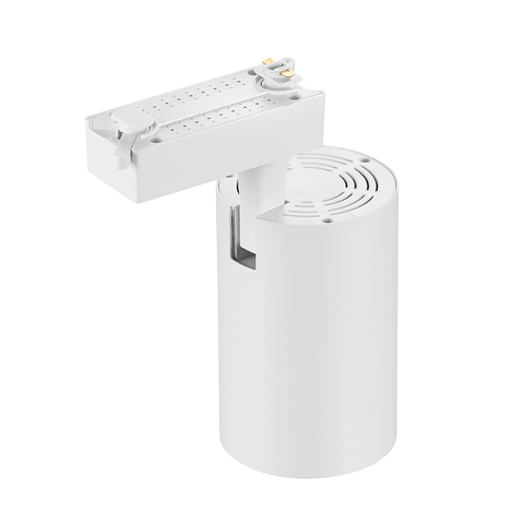 Set sina alba 2 metri cu 6 spoturi LED COB 30w-led-box.ro