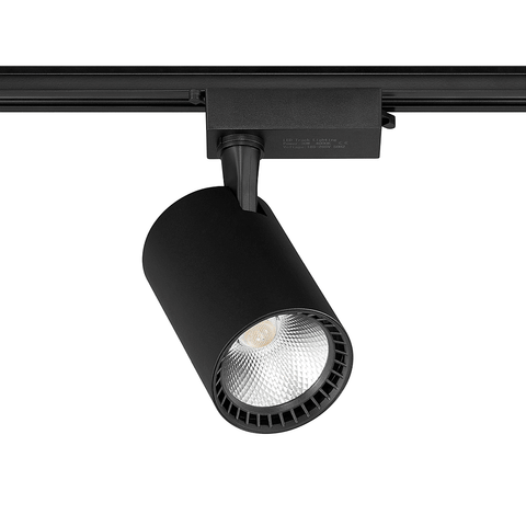 Set sina neagra 2 metri cu 4 spoturi LED COB 30w-led-box.ro