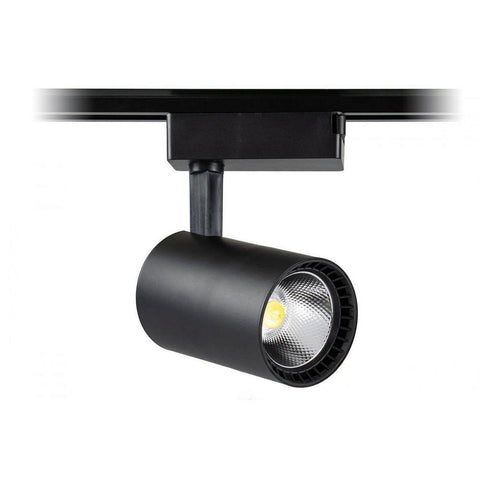 Set sina neagra 2 metri cu 4 spoturi LED COB 30w-led-box.ro