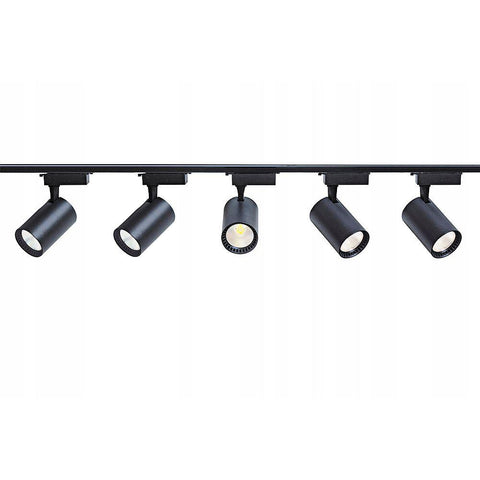 kit 5 proiectoare pe sina, proiectoare pe sina, sina LED pe sina monofazata, sina 2m, spot led sina, proiector led negru, iluminat sina, sina spoturi, spoturi pe sina, sina spoturi tavan, sina led tavan, iluminat pe sina, proiectoare pe sina, sina monofazata cu proiectoare, sina tavan spoturi, corpuri de iluminat pe sina, proiector led sina, spoturi pe sina dedeman