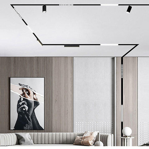 Sina magnetica Luxo 48V, montata la suprafata-led-box.ro
