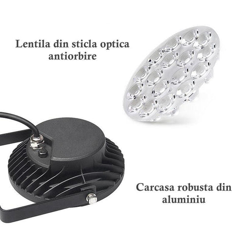 spot gradina, spot rgb alei, spot 15W, spot MiLight, FUTC 03 MiBoxer, iluminat alei, iluminat gradini, iluminat arhitectural, led-box.ro