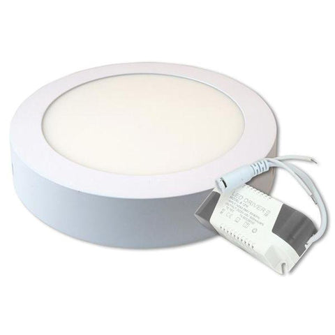 Spot LED aparent 12W 2700K, D16 cm, lumina calda - led-box.ro