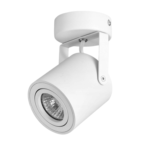 spot aplicat GU10, spot rotativ 350°, spot înclinabil 90°, iluminat direcționat GU10, spot LED rezidențial, spot LED comercial, iluminat eficient GU10, spot modern alb, spot led alb