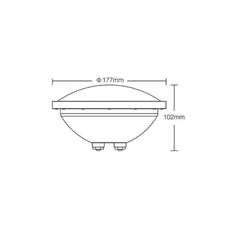 Spot LED PAR56 27W RGB+CCT 12V IP68 Milight PW01-led-box.ro