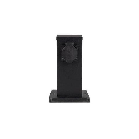 stalp gradina, post gradina, stalp cu priza incorporata, alimentare gradina, led-box.ro