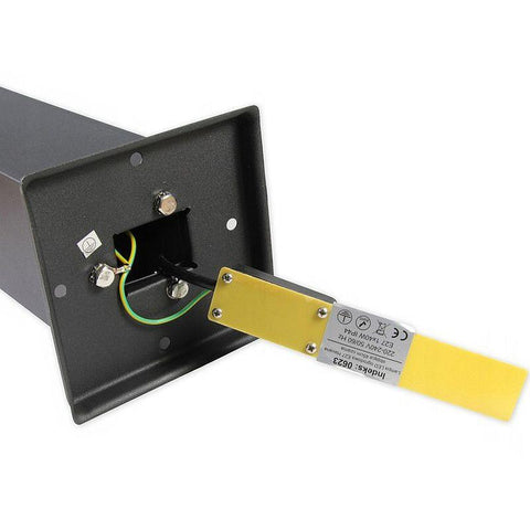 Stalp iluminat gradina, Havana, 65cm E27/230V, IP44, negru-Led-Box.ro