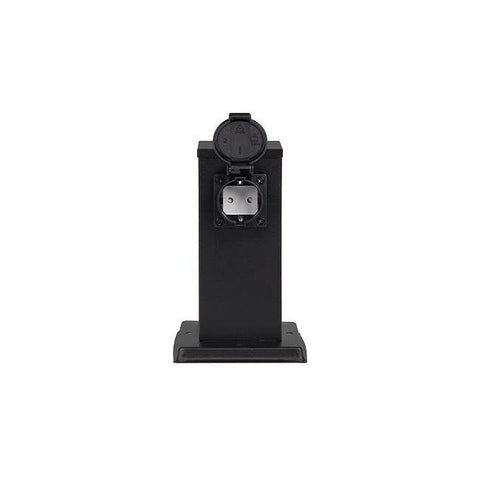 stalp gradina, post gradina, stalp cu priza incorporata, alimentare gradina, led-box.ro