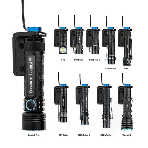 Incarcator magnetic Olight L-Dock, cablu incarcare si suport de perete - led-box.ro