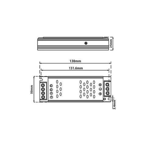 Sursa de alimentare 48V 100W pentru sina magnetica Luxo-led-box.ro