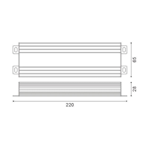 Sursa de alimentare benzi LED 250W 24V IP65-led-box.ro