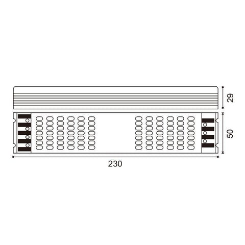 sursa alimentare 12v, alimentare benzi led, alimentare 12v, sursa alimentare fara cooler, sursa dimabila 12v, sursa dimabila 1-10V, sursa 100w, sursa banda led, sursa alimentare 100W, sursa modulara, sursa alimentare slim, led-box.ro